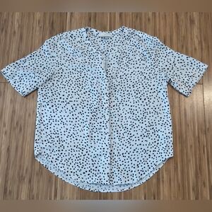 NWOT Kenar Polka Dot Shirt